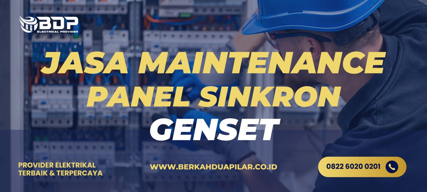 Jasa Maintenance Panel Sinkron Genset